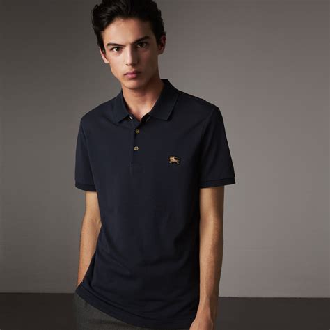 burberry navy polo shirt|Burberry polo shirt men price.